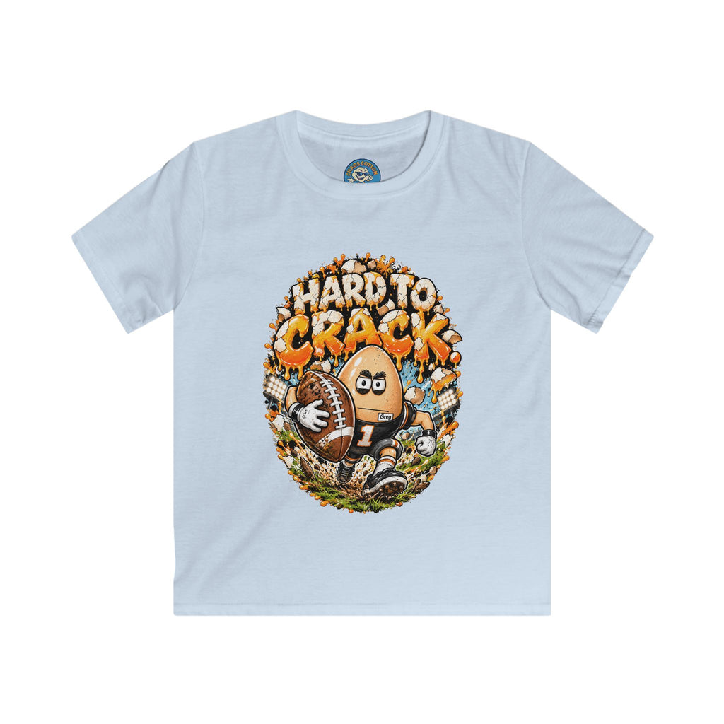 Greg the Egg "Hard to Crack" Football Kids T-Shirt