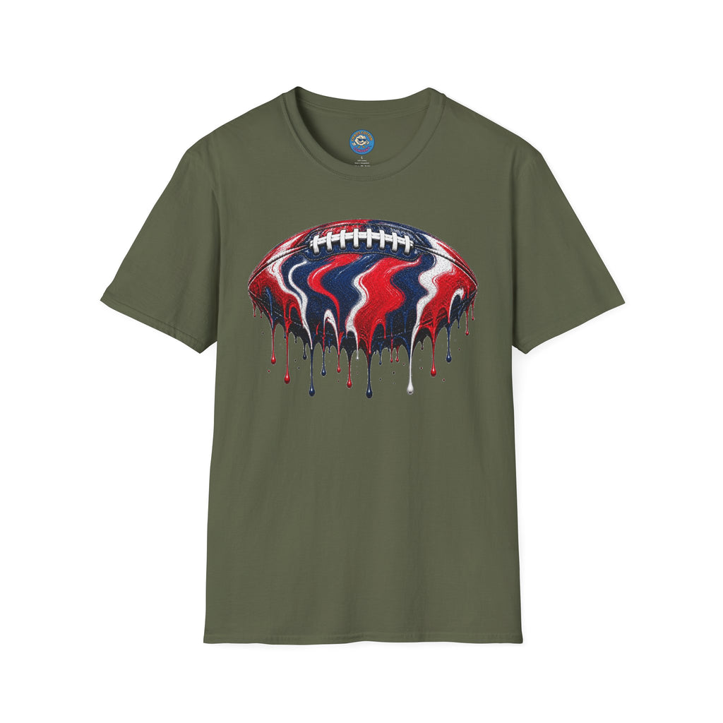 Ole Miss Drip Football T-Shirt