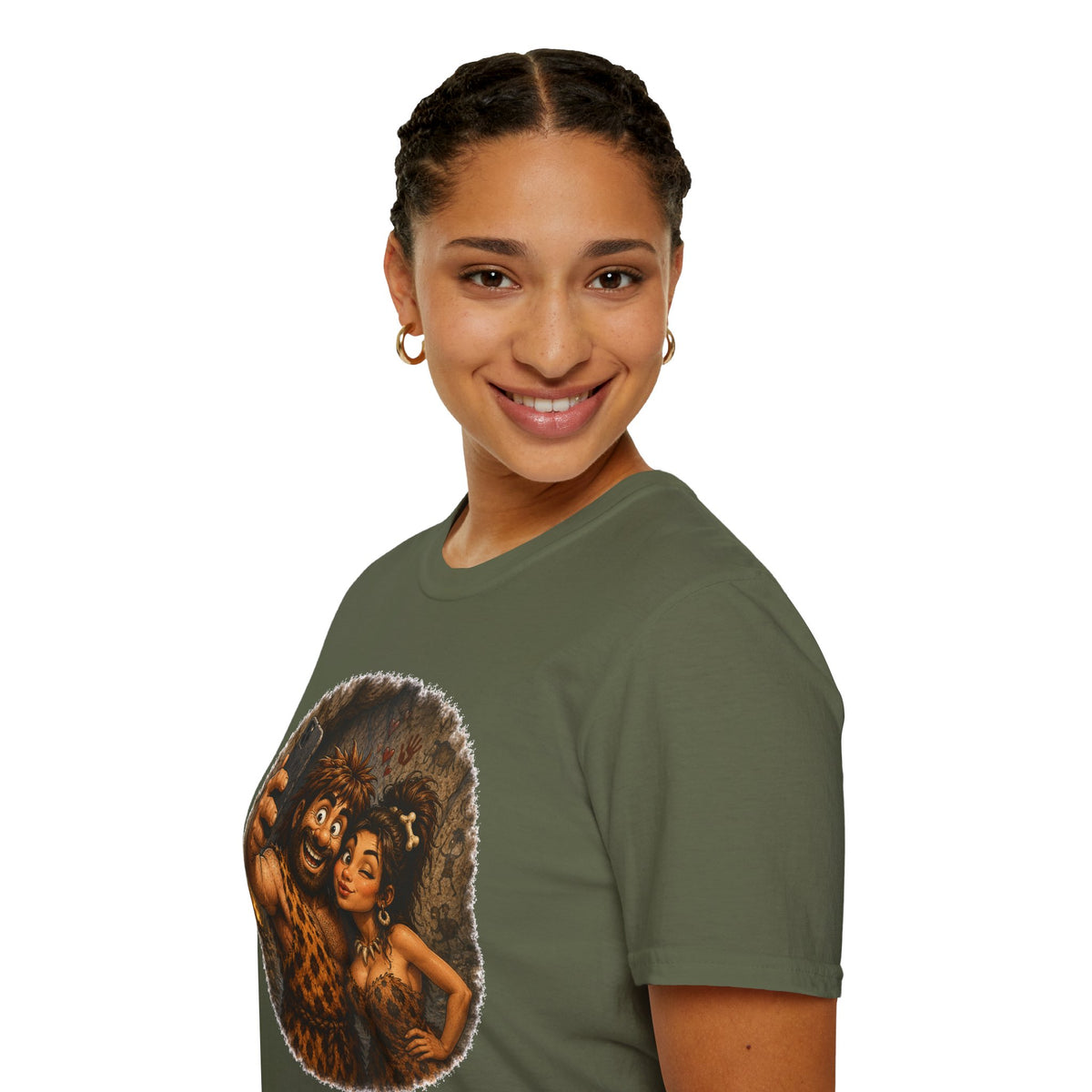 Caveman Couple Selfie T-Shirt