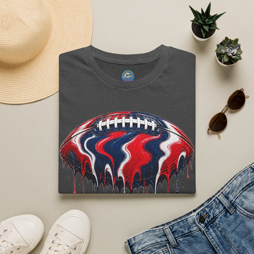 Ole Miss Drip Football T-Shirt