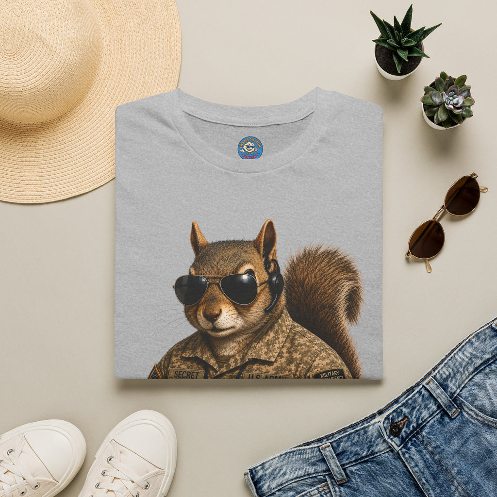 Secret Squirrel Military Intelligence Funny Tactical Squirrel Graphic