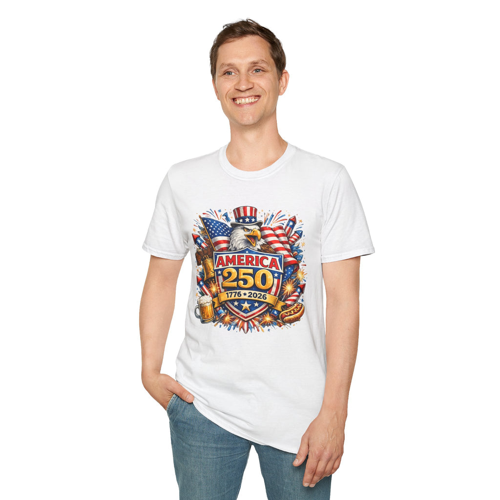 1776-2026 America 250 Patriotic T-Shirt