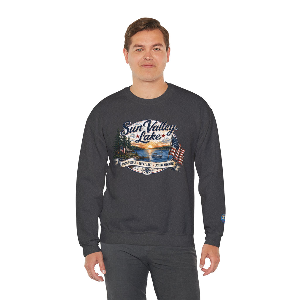 Sun Valley Lake Unisex Crewneck Sweatshirt