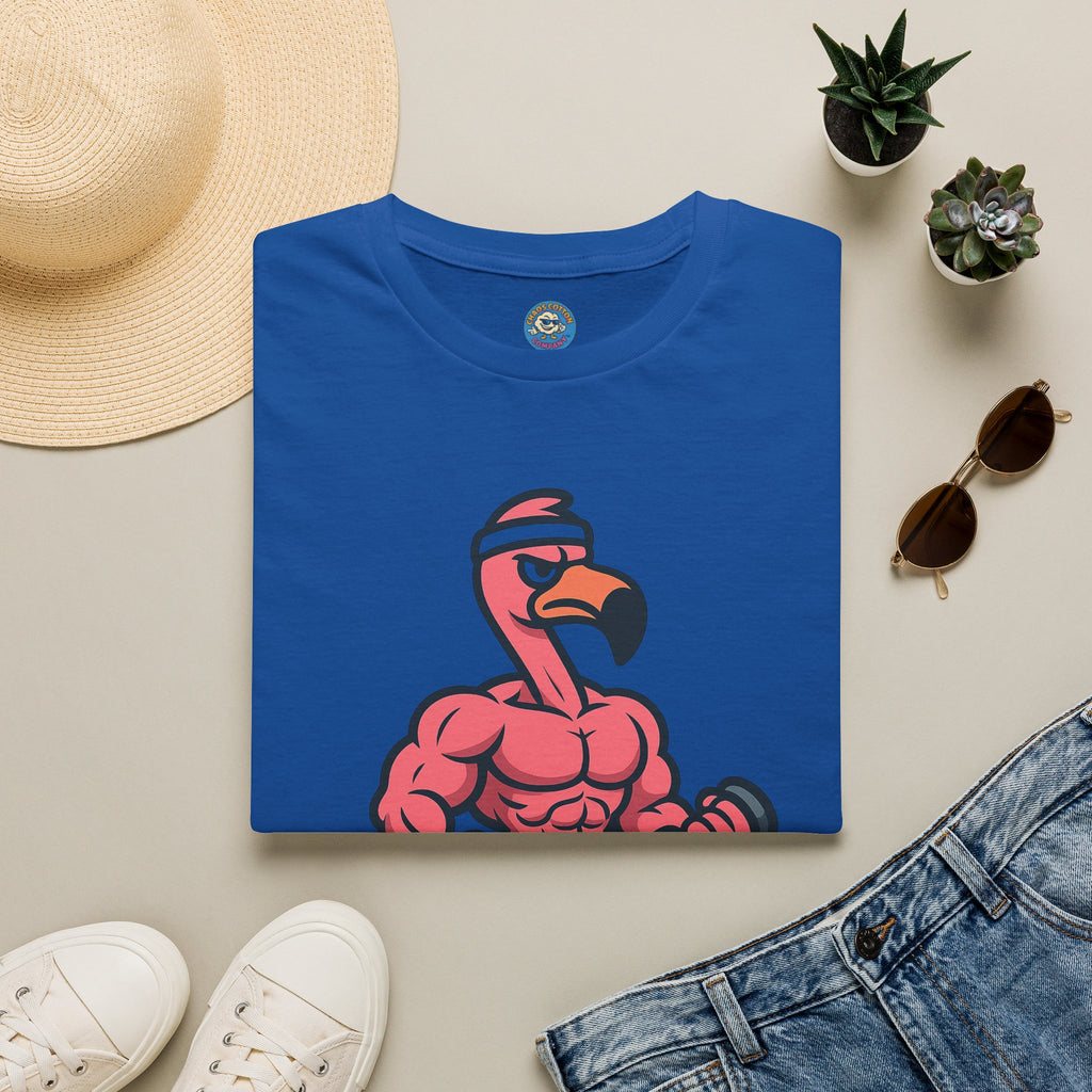 Skipping Leg Day Flamingo T-Shirt