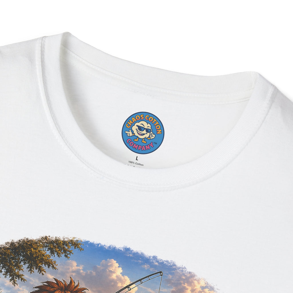 Caveman Goes Fishing T-Shirt