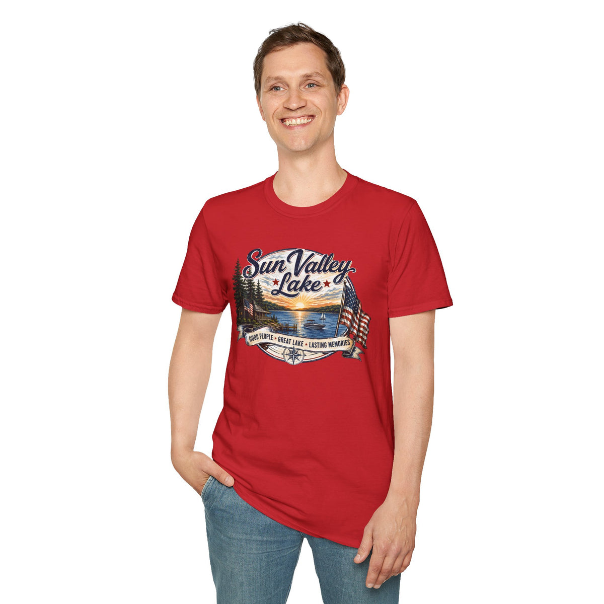 Sun Valley Lake Unisex T-Shirt