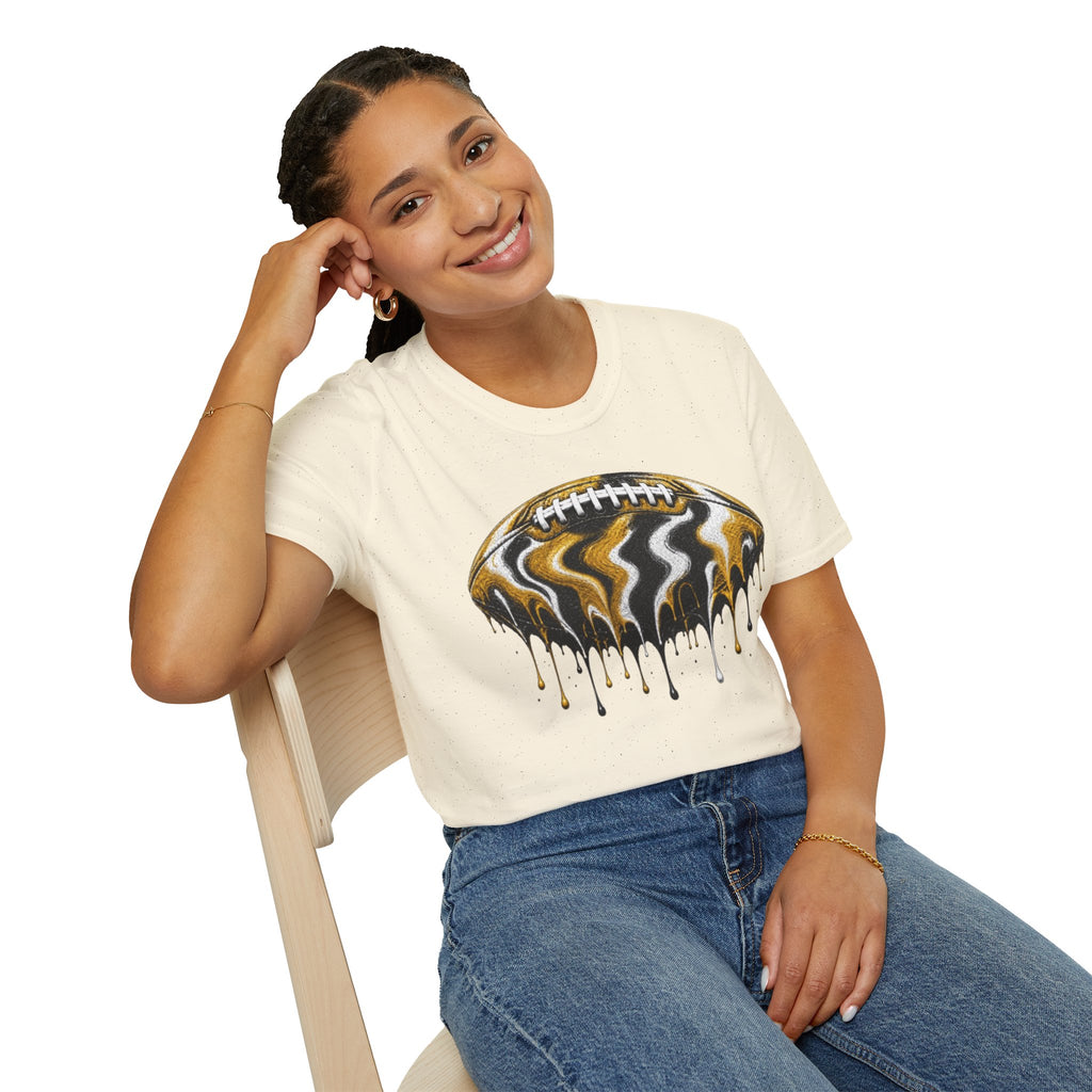 Missouri Tigers Drip Football T-Shirt