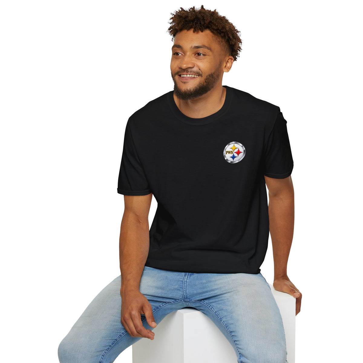 PWS Steelers Logo T-Shirt | Sports Emblem Tee