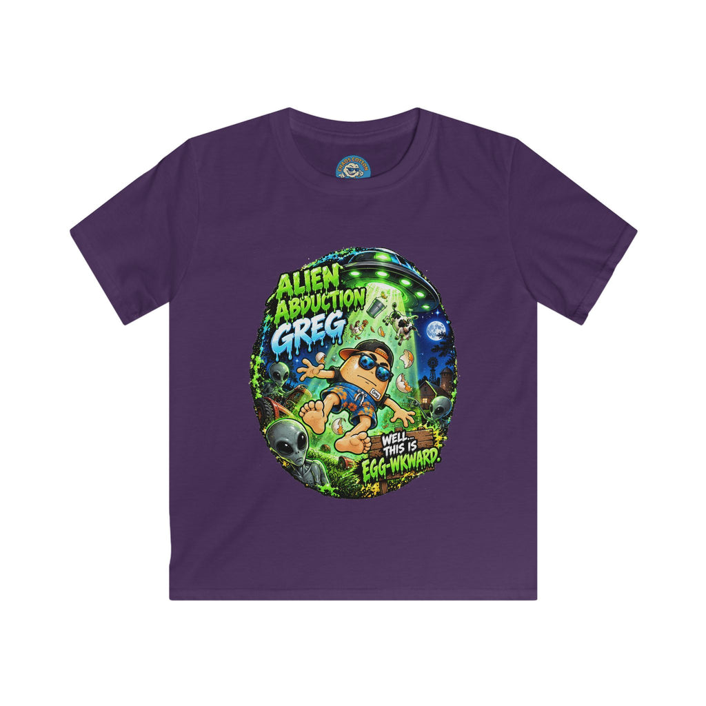 Greg the Egg "Alien Abduction" Kids T-Shirt