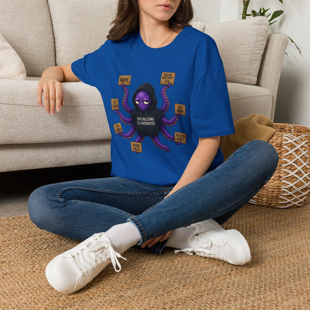 Anti-Social Introvert Octopus T-Shirt