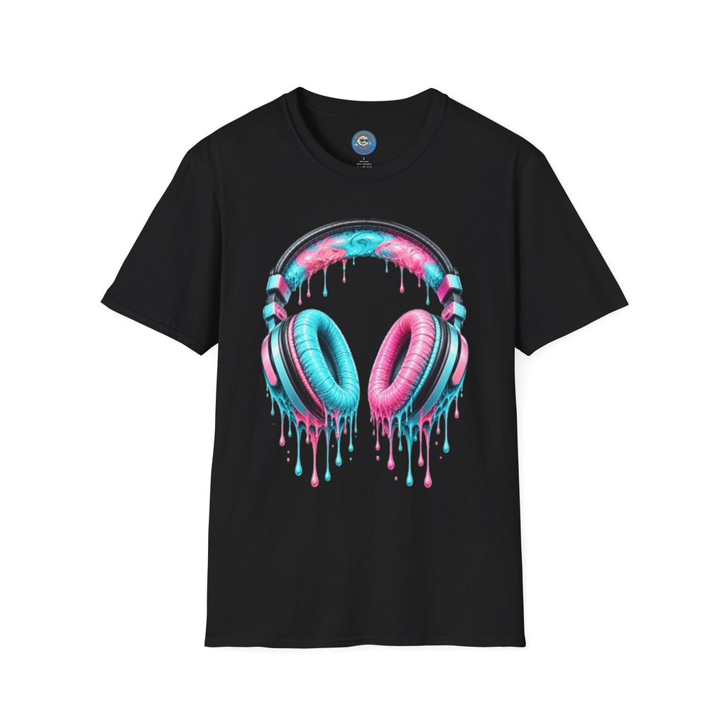 Miami Vice Drip Headphones T-Shirt