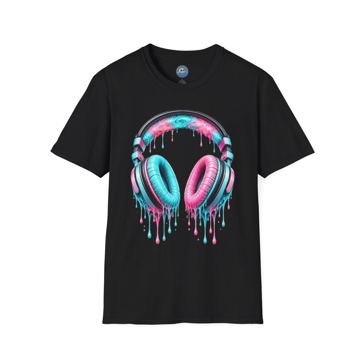 Miami Vice Drip Headphones T-Shirt