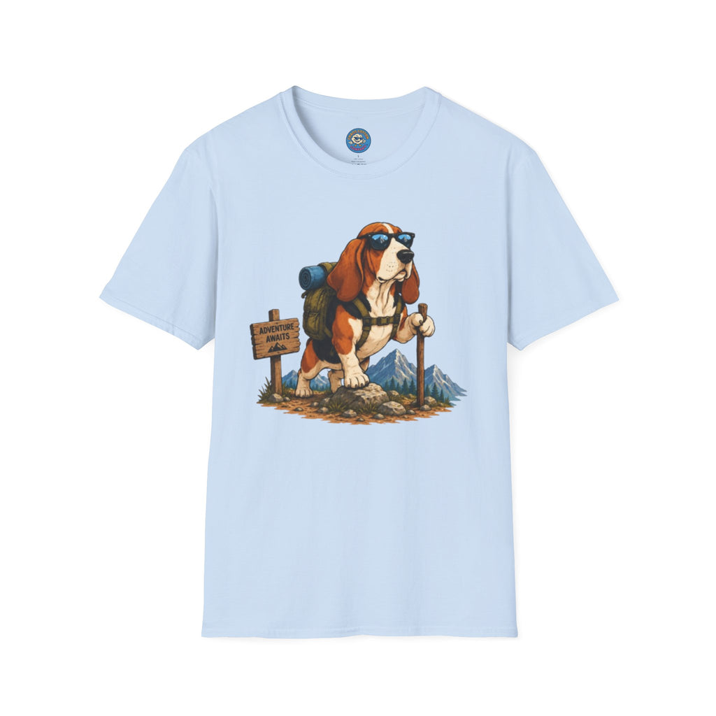Hiking Basset Hound T-Shirt