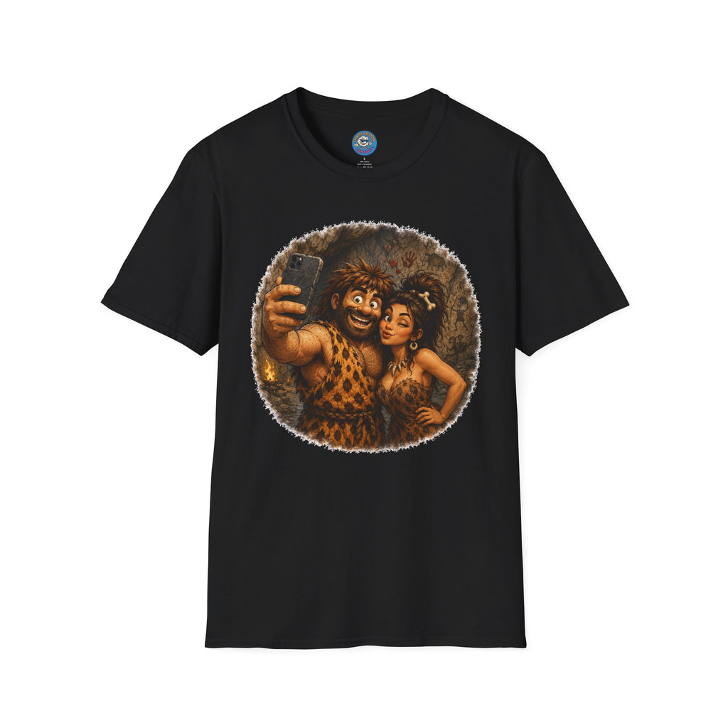 Caveman Couple Selfie T-Shirt