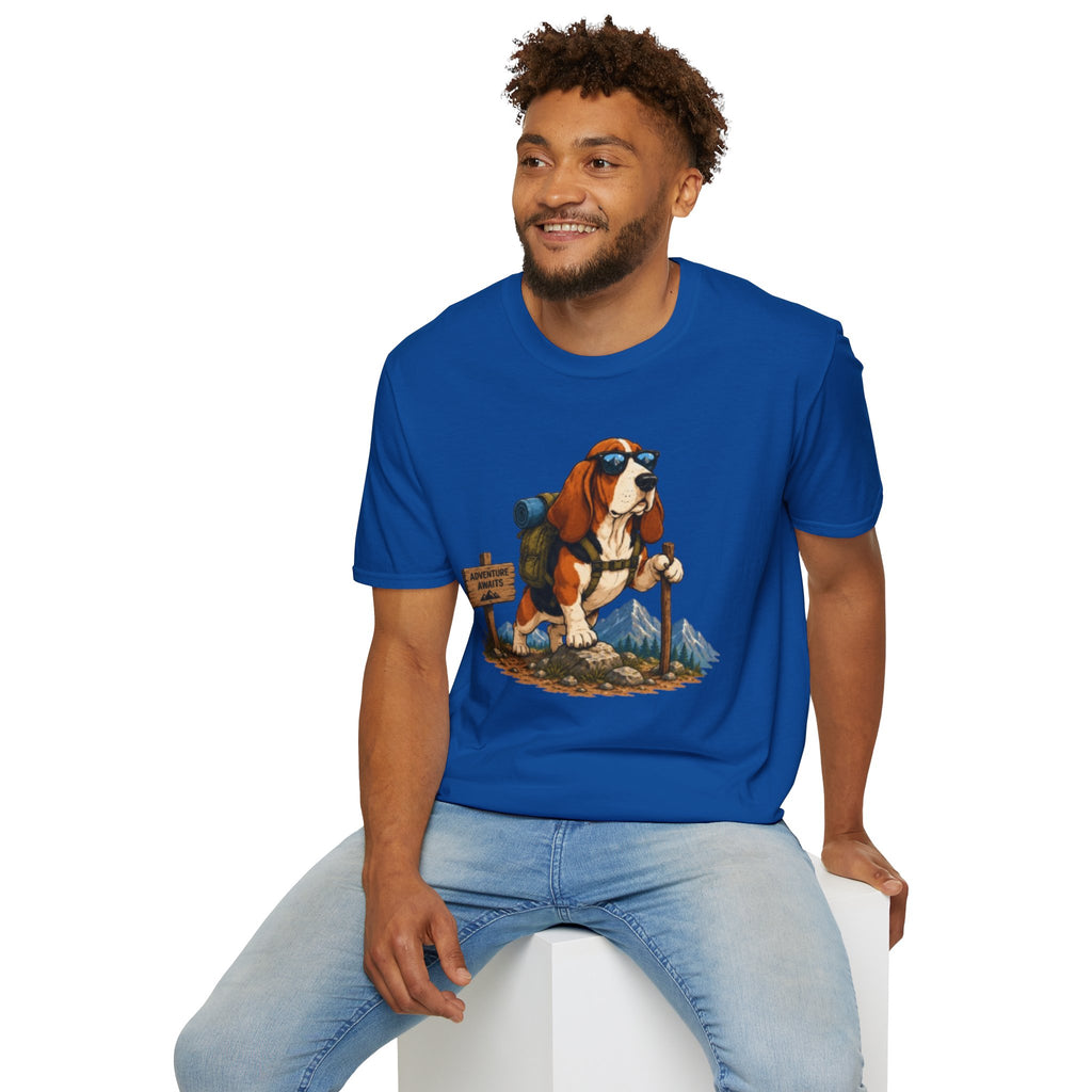 Hiking Basset Hound T-Shirt