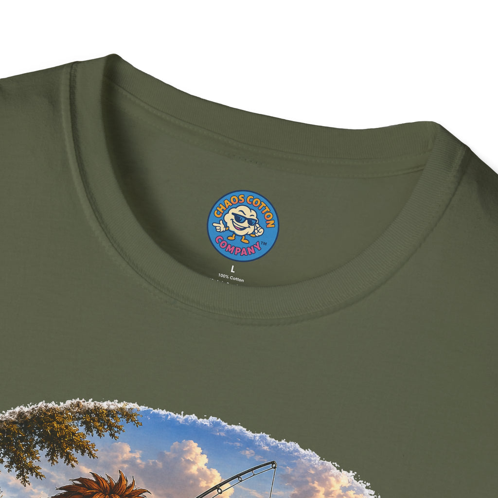 Caveman Goes Fishing T-Shirt