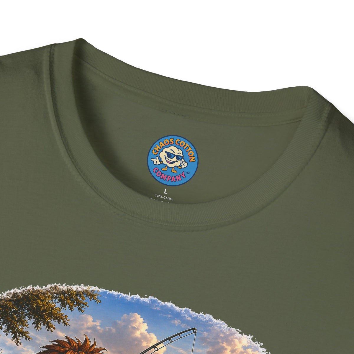 Caveman Goes Fishing T-Shirt