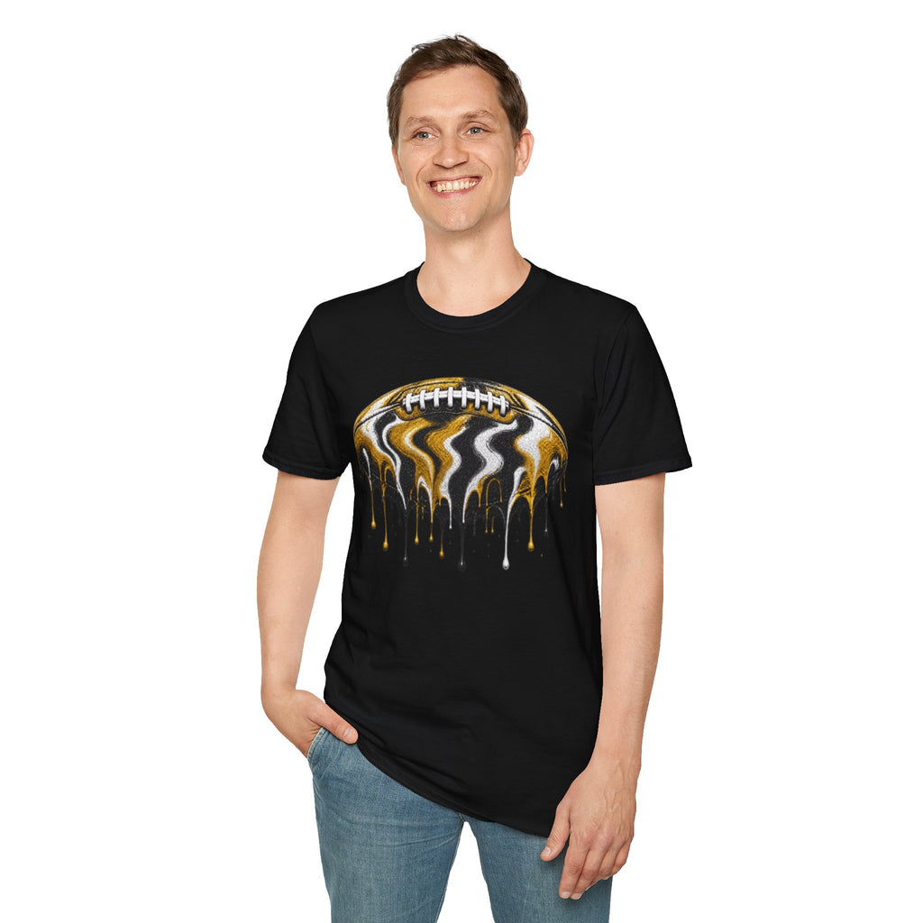Missouri Tigers Drip Football T-Shirt