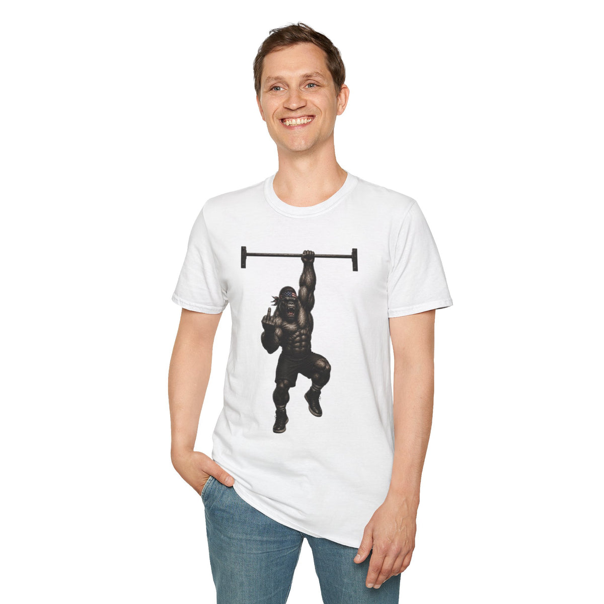 Gorilla Weightlifting T-Shirt (Hanging)