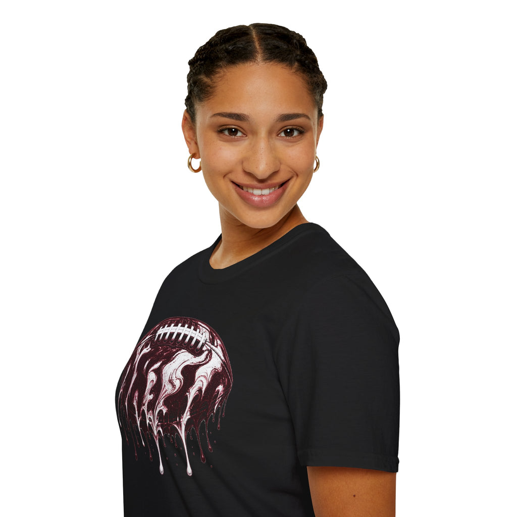 Mississippi State Bulldogs Drip Football T-Shirt