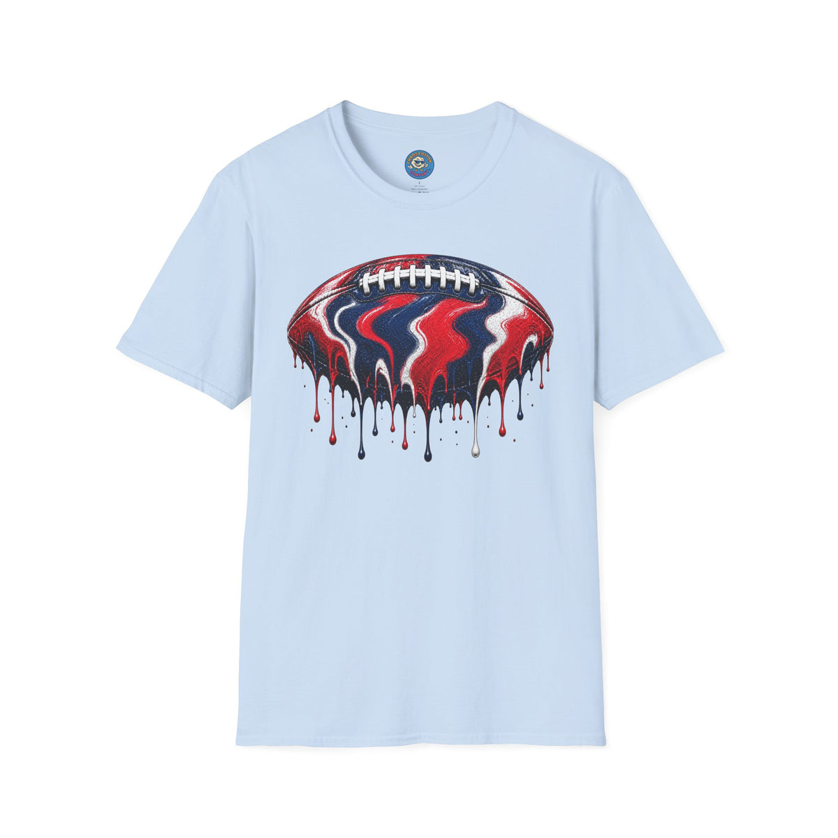 Ole Miss Drip Football T-Shirt