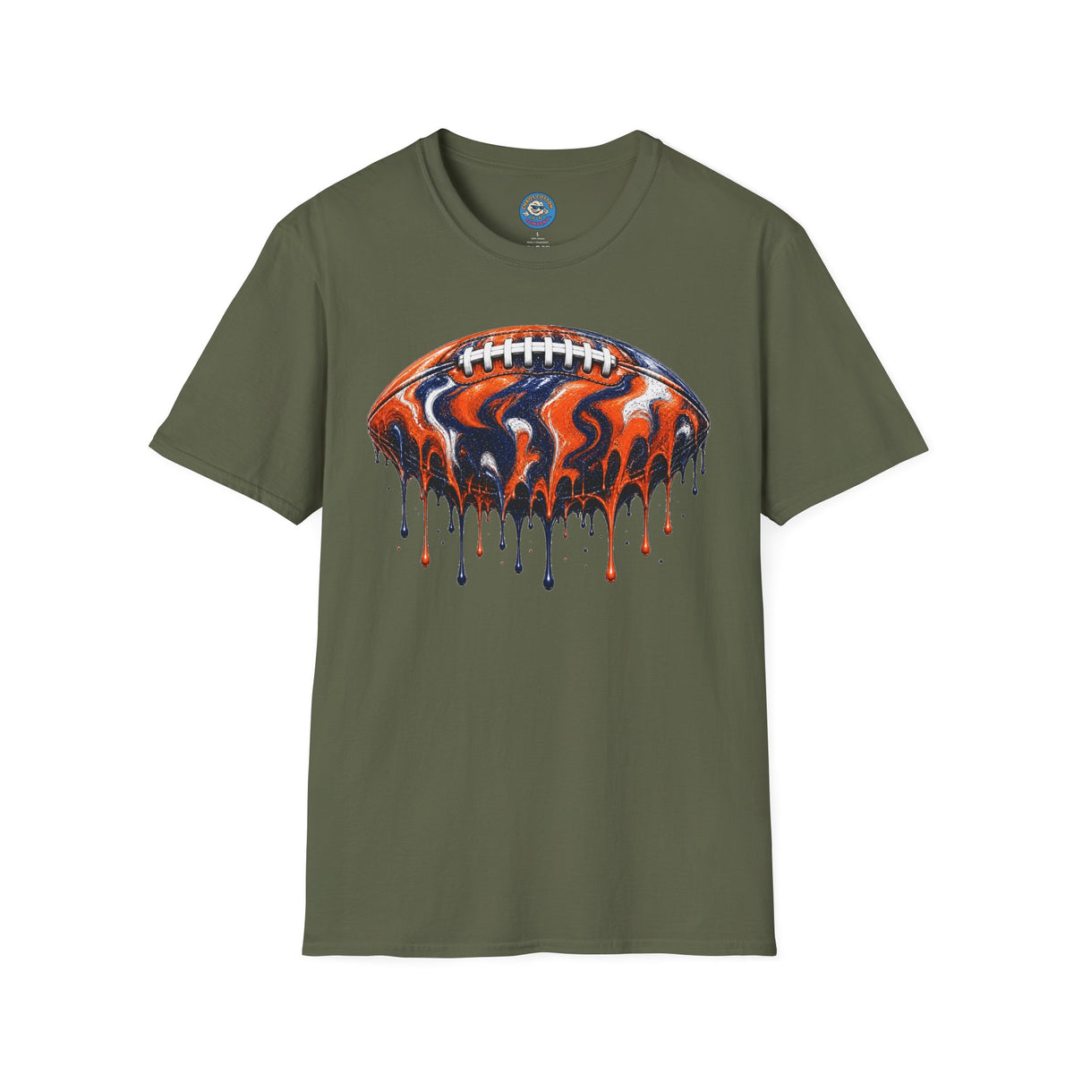 Auburn Tigers Football Drip T-Shirt