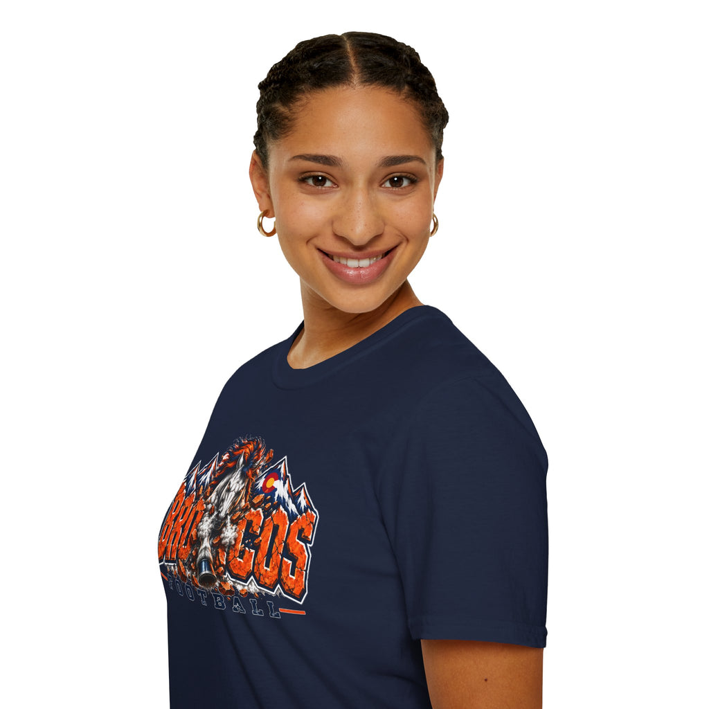 Broncos Football Mountain T-Shirt (V5)