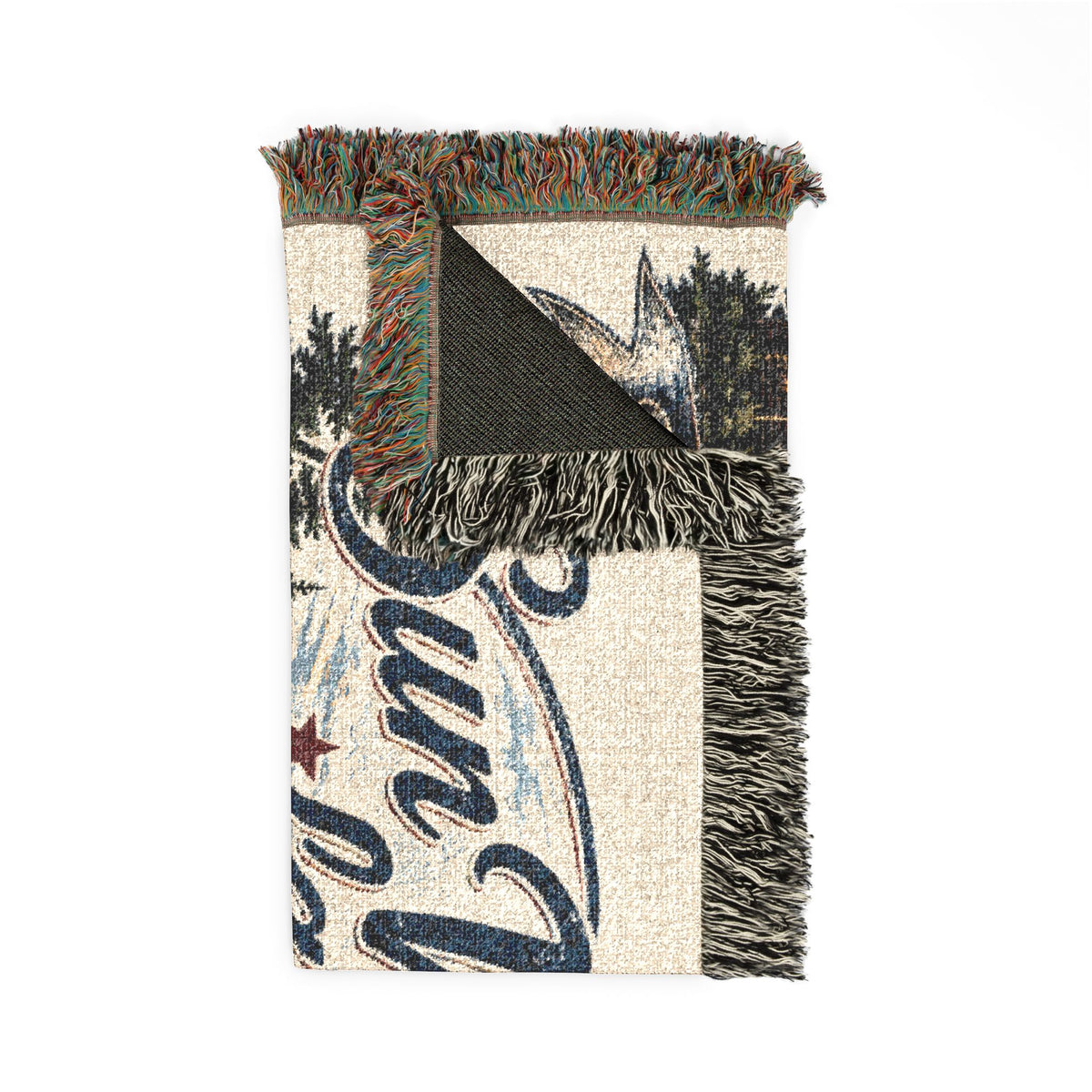 Sun Valley Lake Woven Throw Blanket
