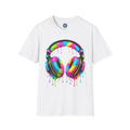 80's Neon Drip Headphones T-Shirt