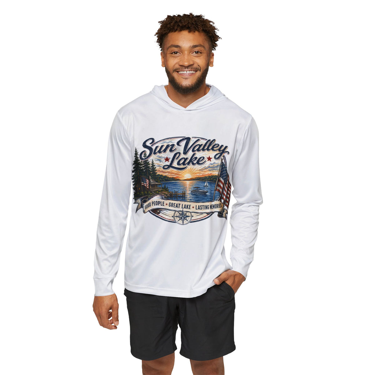 Sun Valley Lake UPF 50+ Performance Sun Hoodie