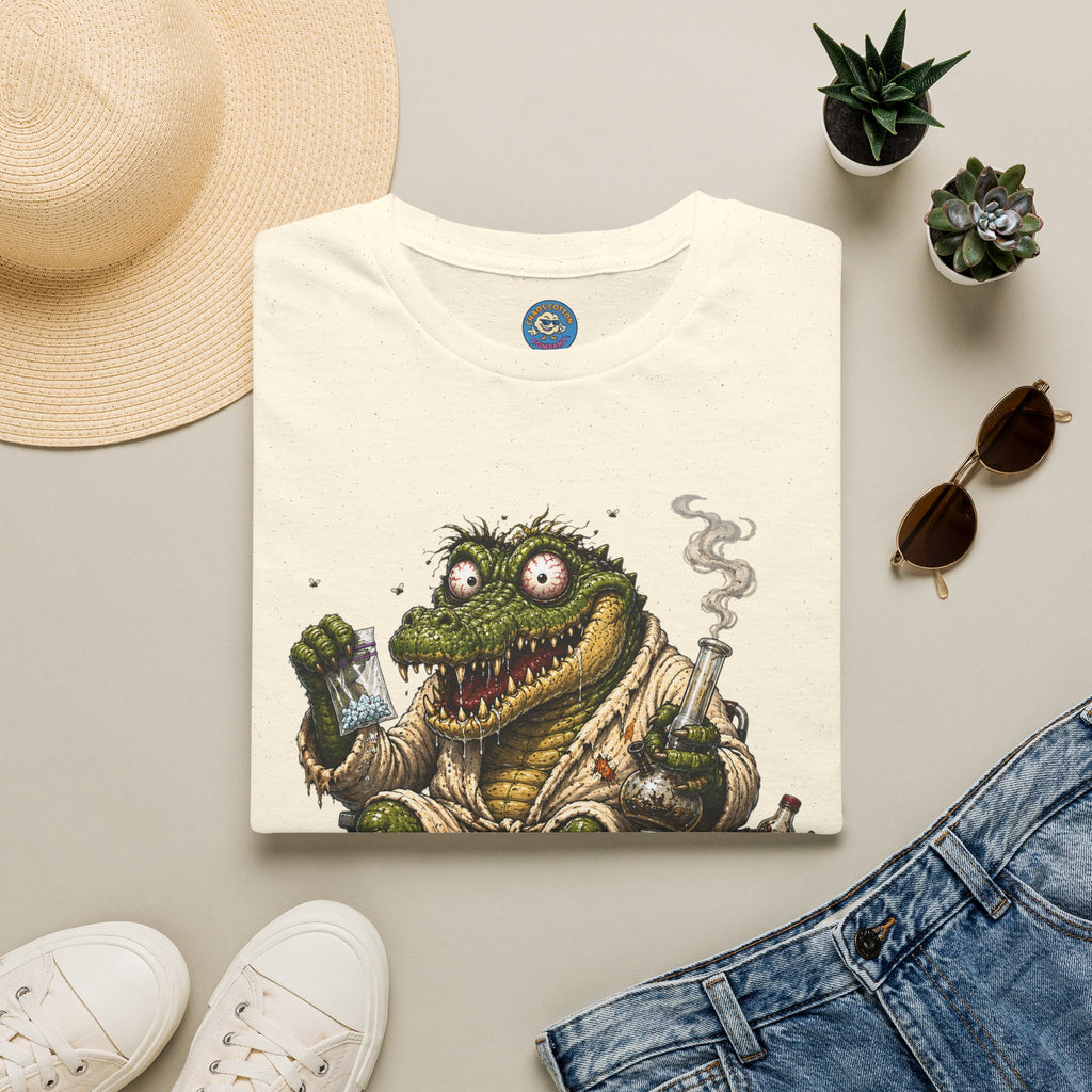 Gator Monster Smoking Pipe T-Shirt