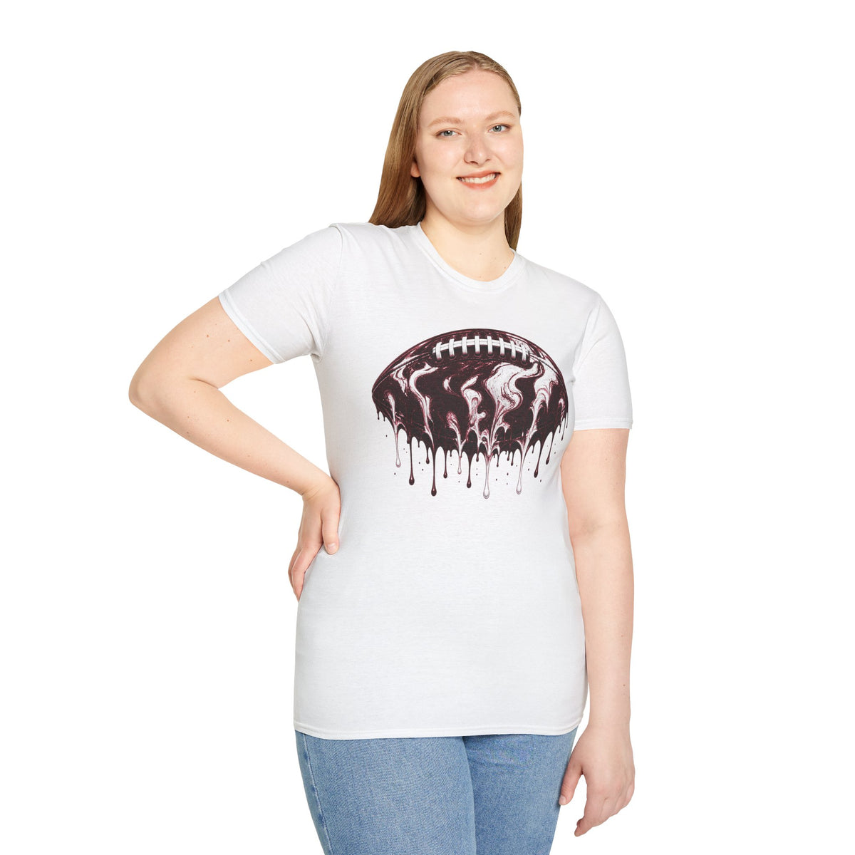 Mississippi State Bulldogs Drip Football T-Shirt