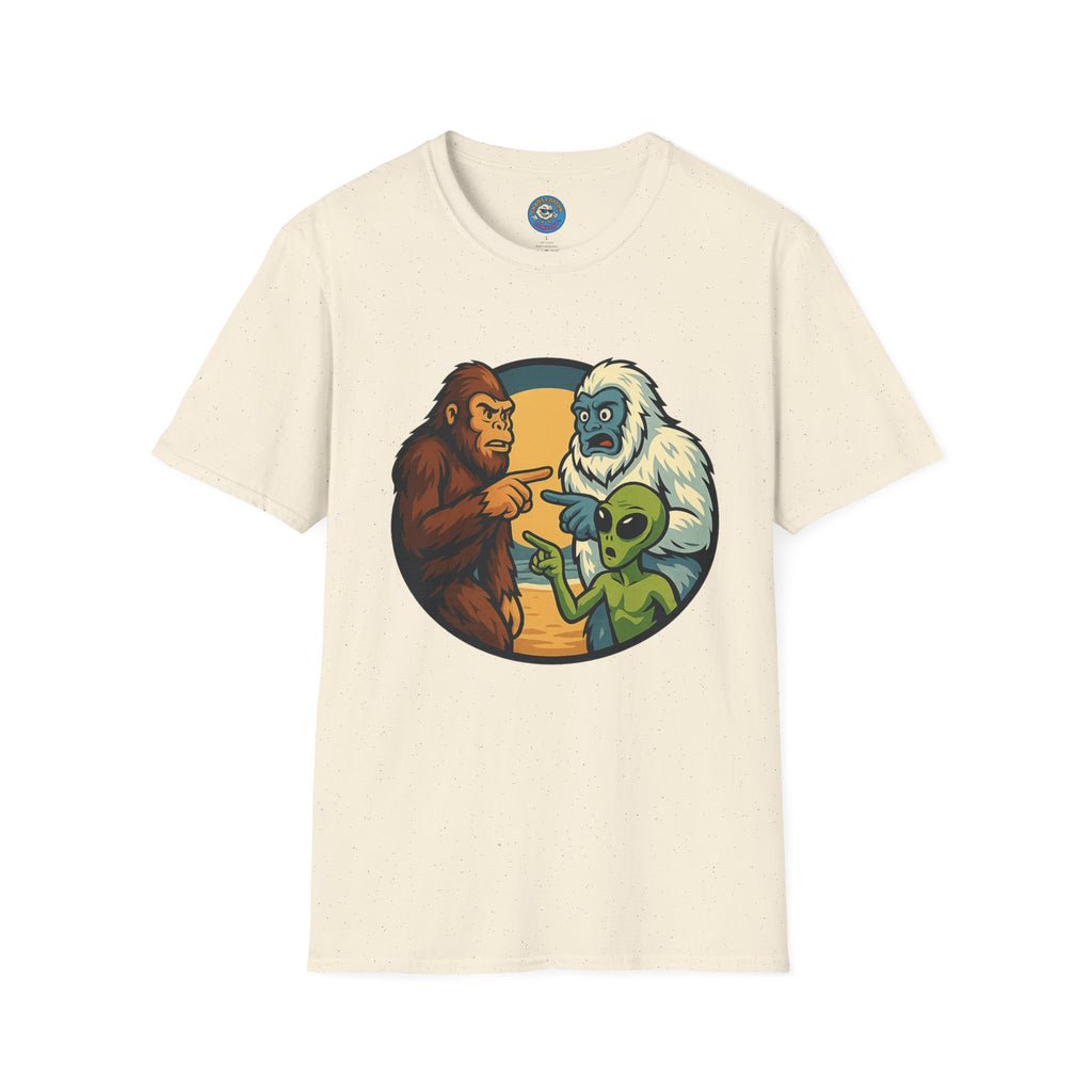 Wait... Youre Real Too? Bigfoot, Yeti and Alien T-Shirt