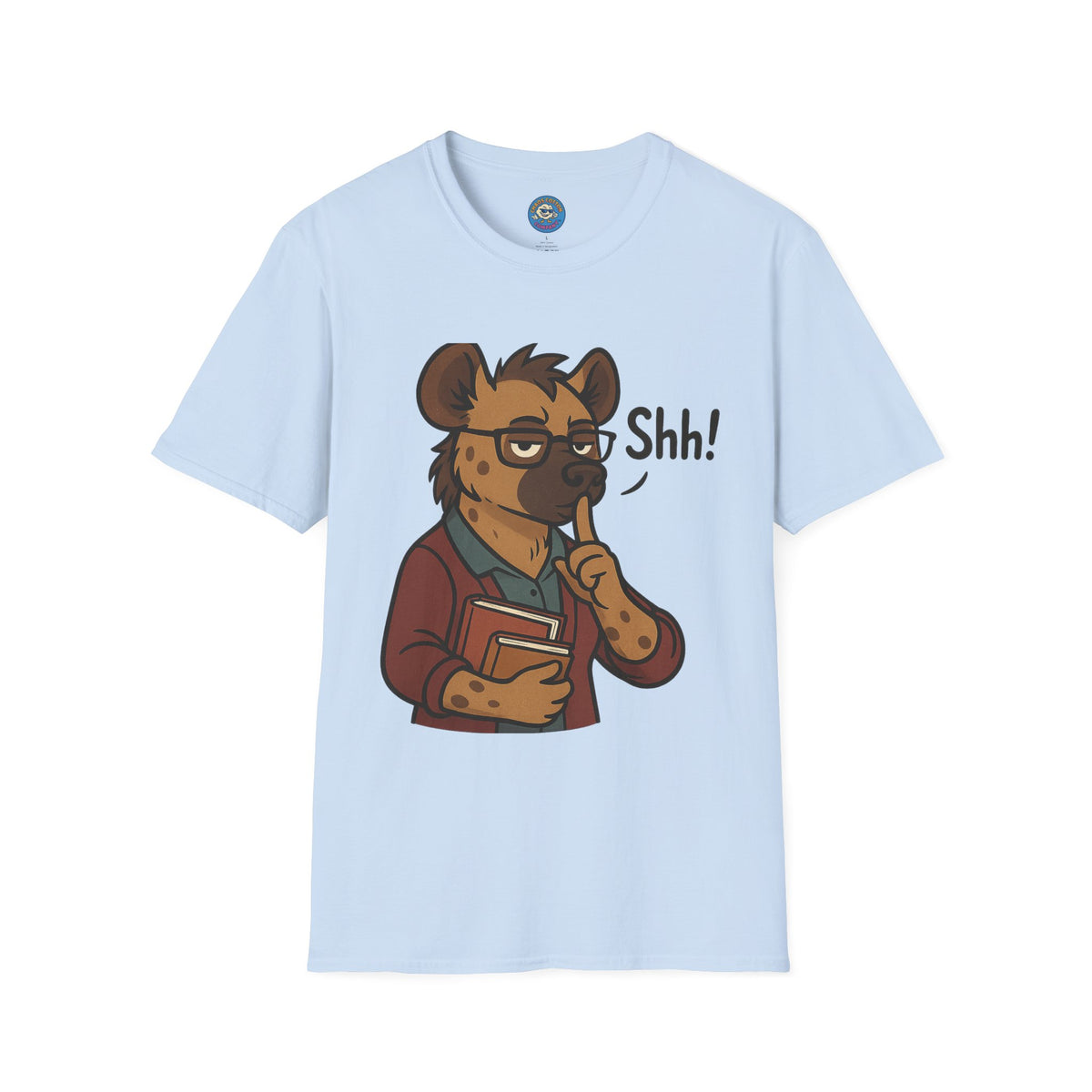The Quiet Hyena Librarian T-Shirt