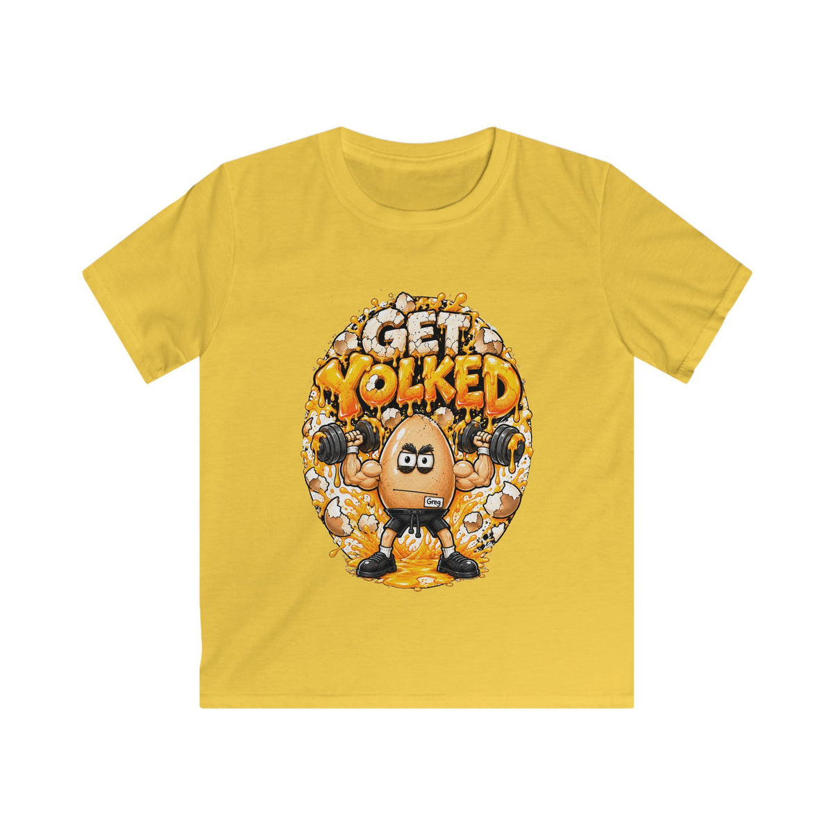 Greg the Egg "Get Yolked" Kids T-Shirt