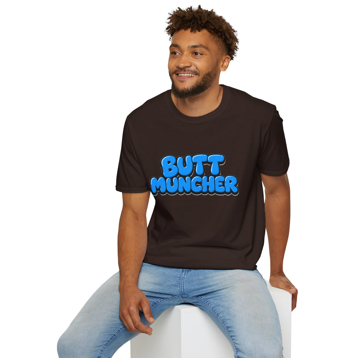Butt Muncher T-Shirt (Blue)