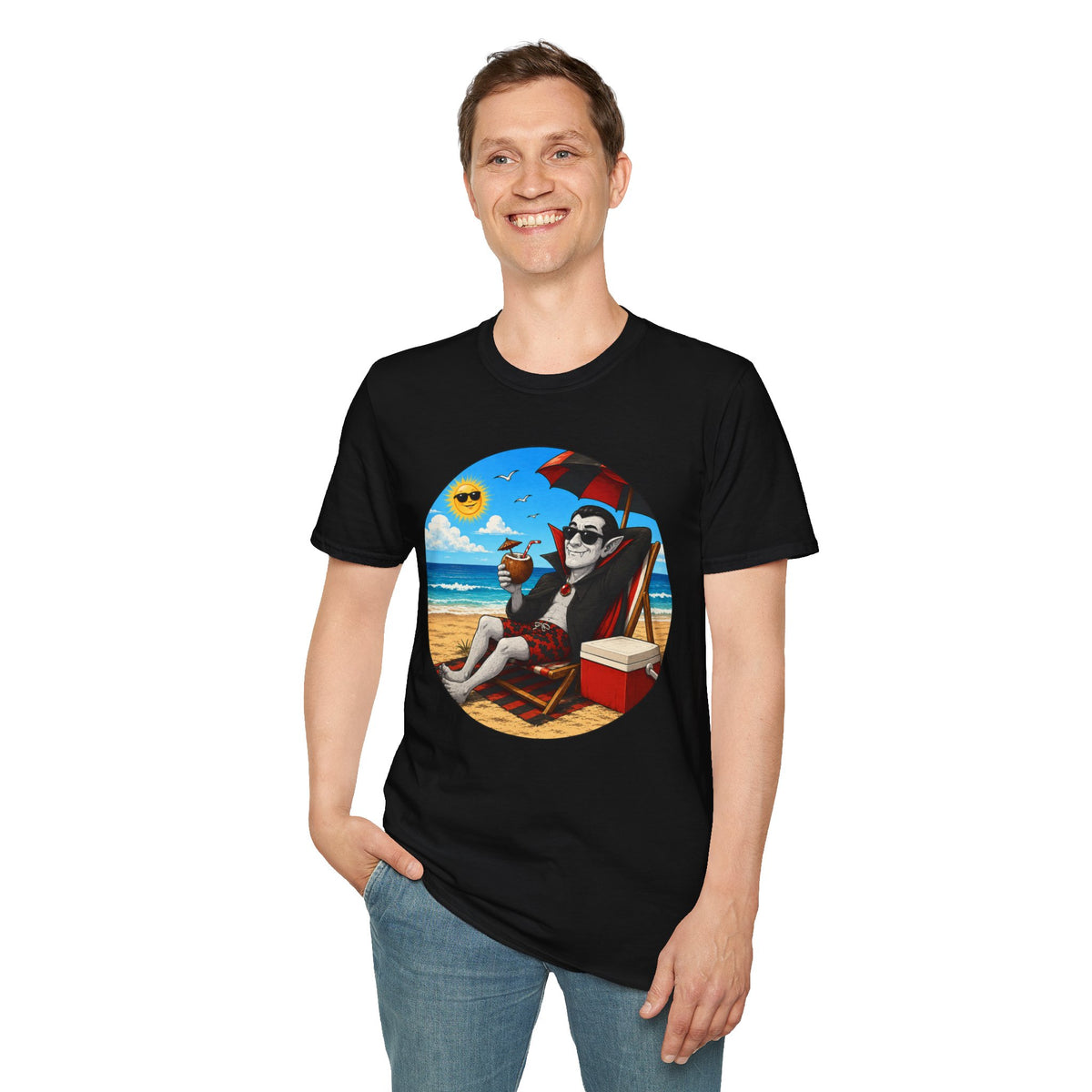 Relaxing Beach Vampire T-Shirt