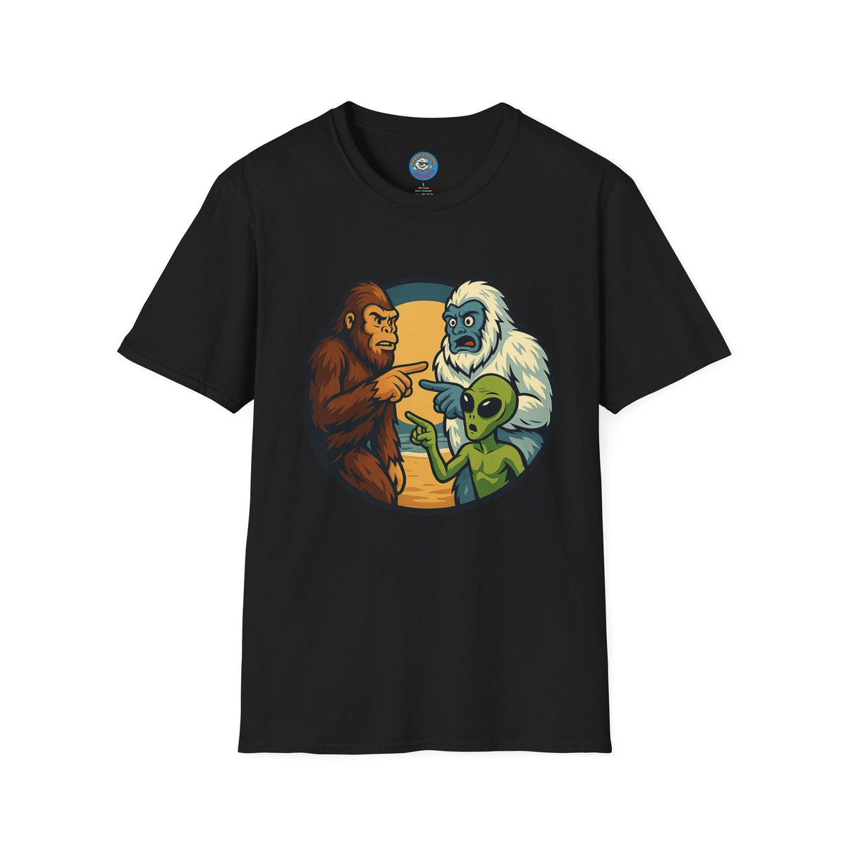 Wait... Youre Real Too? Bigfoot, Yeti and Alien T-Shirt