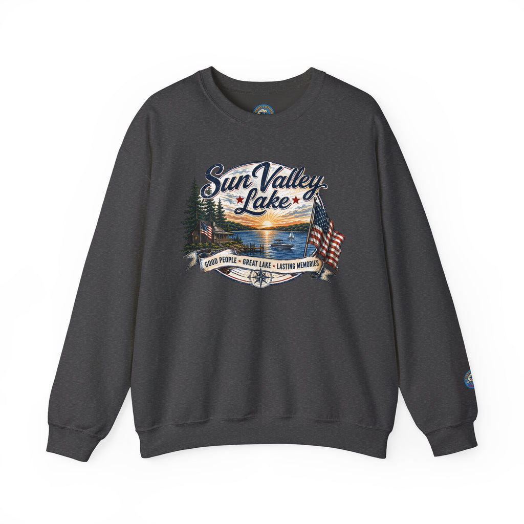 Sun Valley Lake Unisex Crewneck Sweatshirt