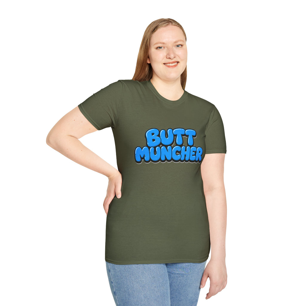Butt Muncher T-Shirt (Blue)