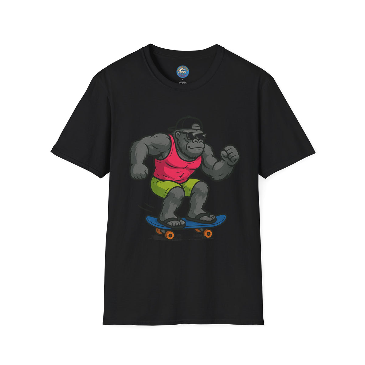 Skateboarding Gorilla T-Shirt