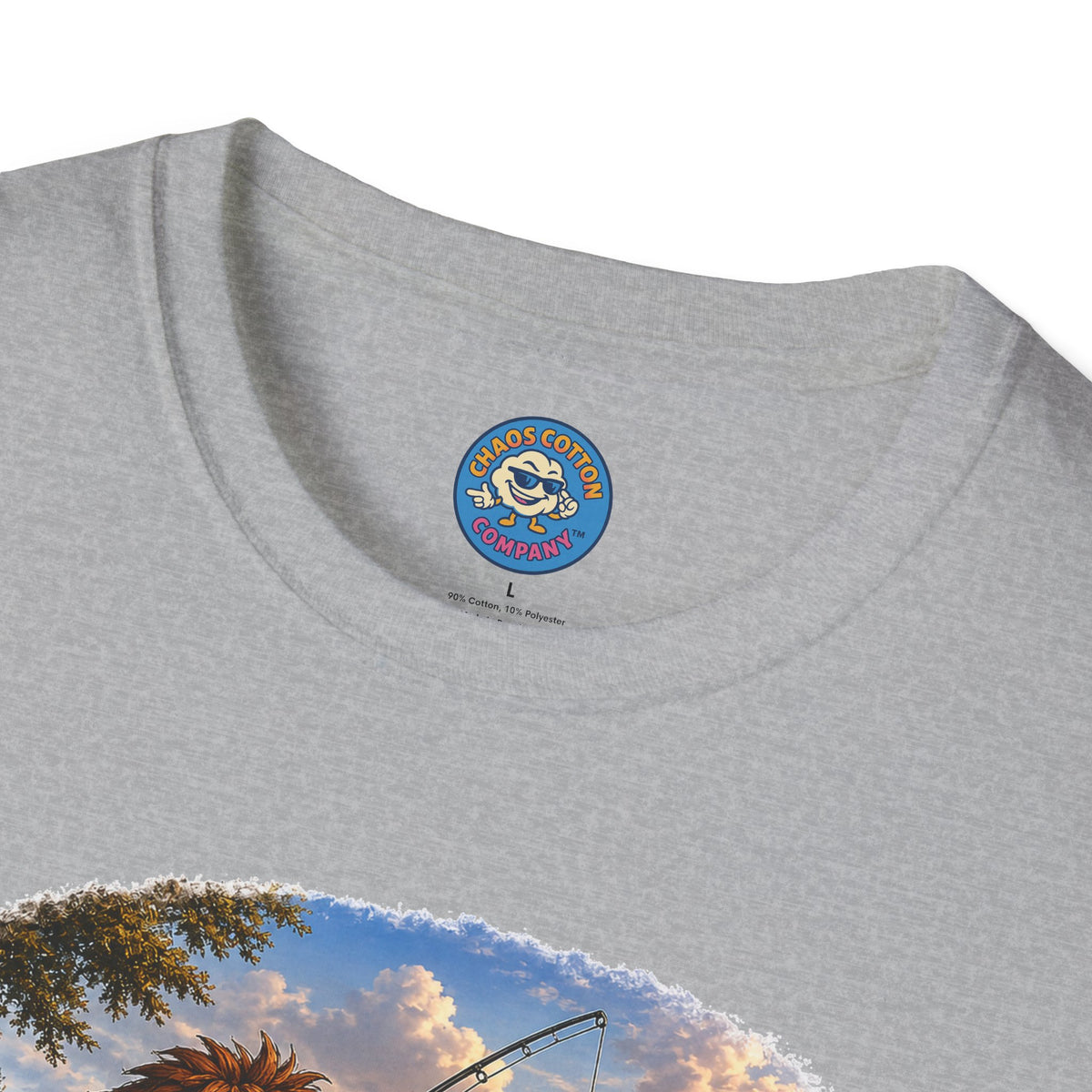 Caveman Goes Fishing T-Shirt