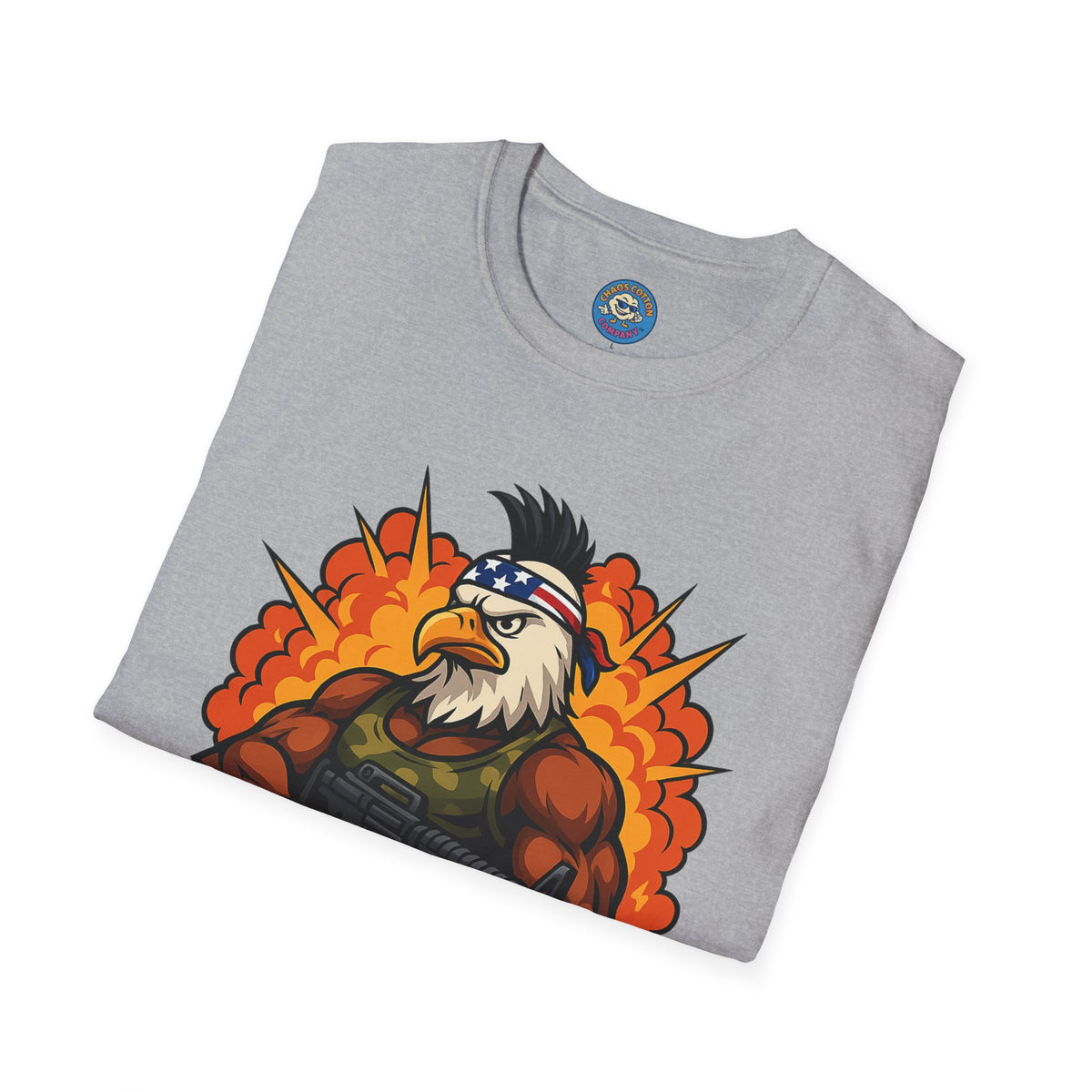 Patriotic Eagle Warrior T-Shirt