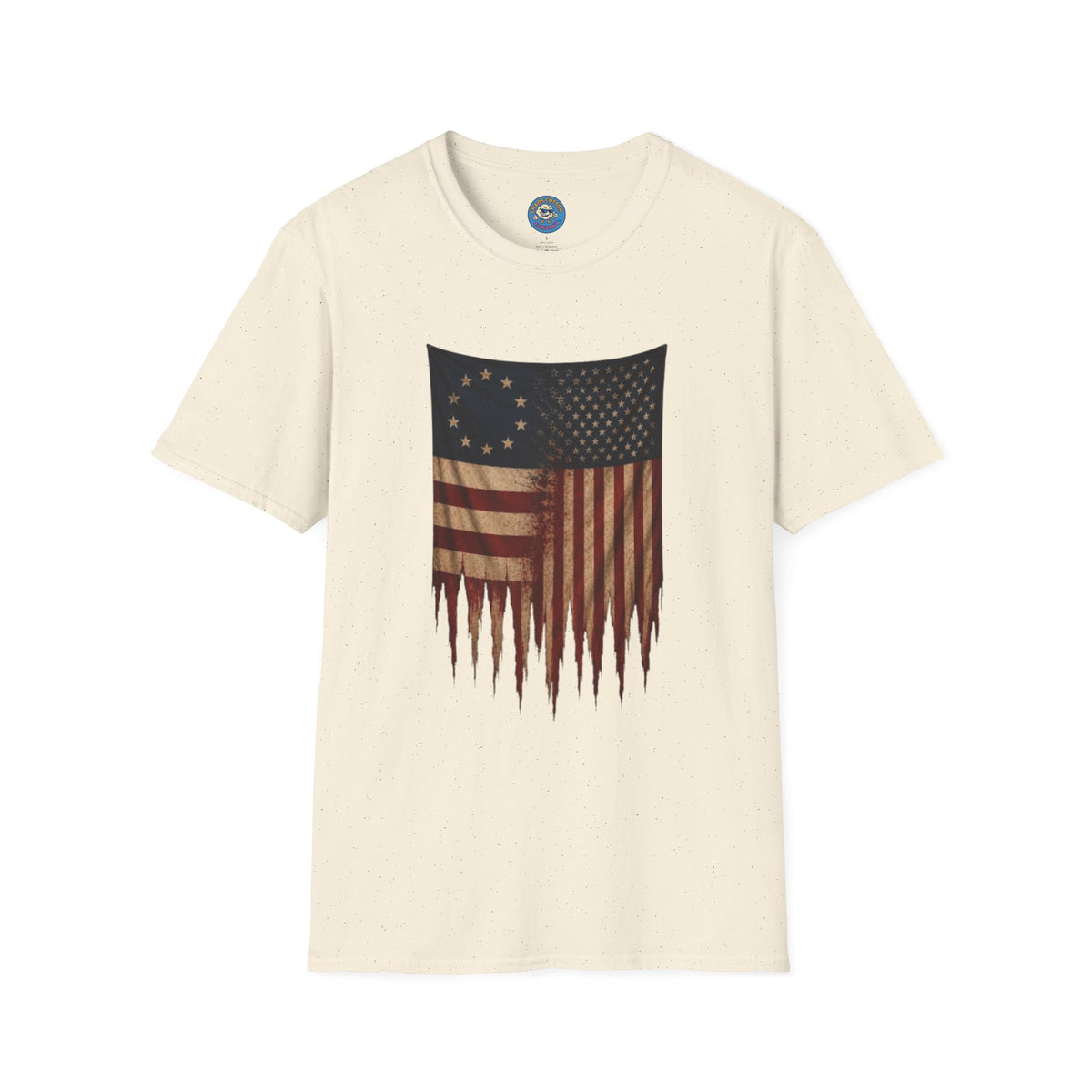 Two Eras, One Nation American Flag T-Shirt