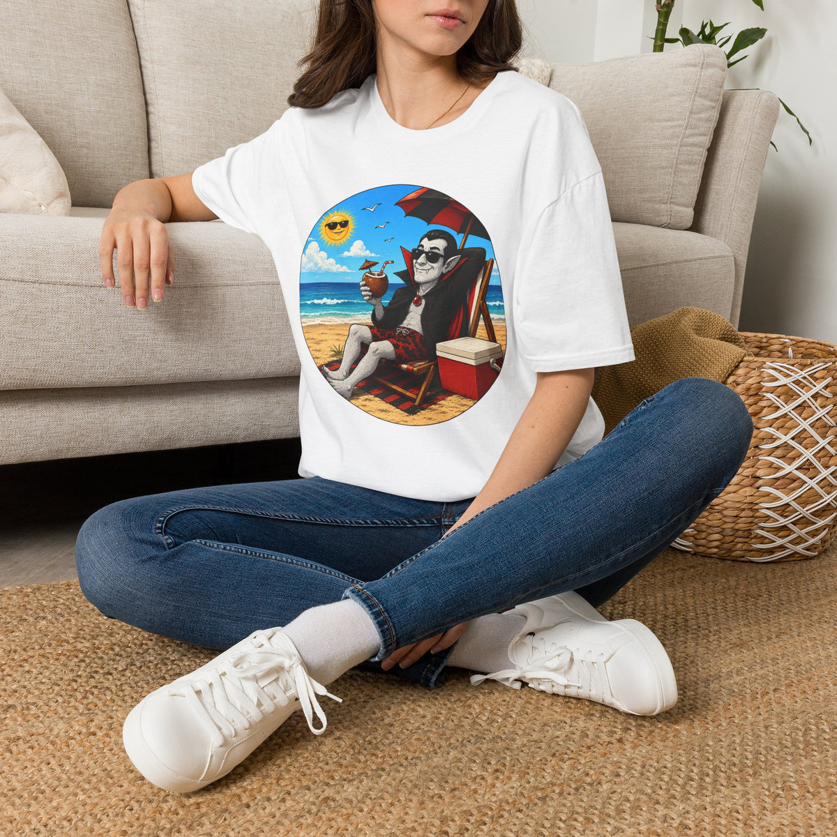 Relaxing Beach Vampire T-Shirt