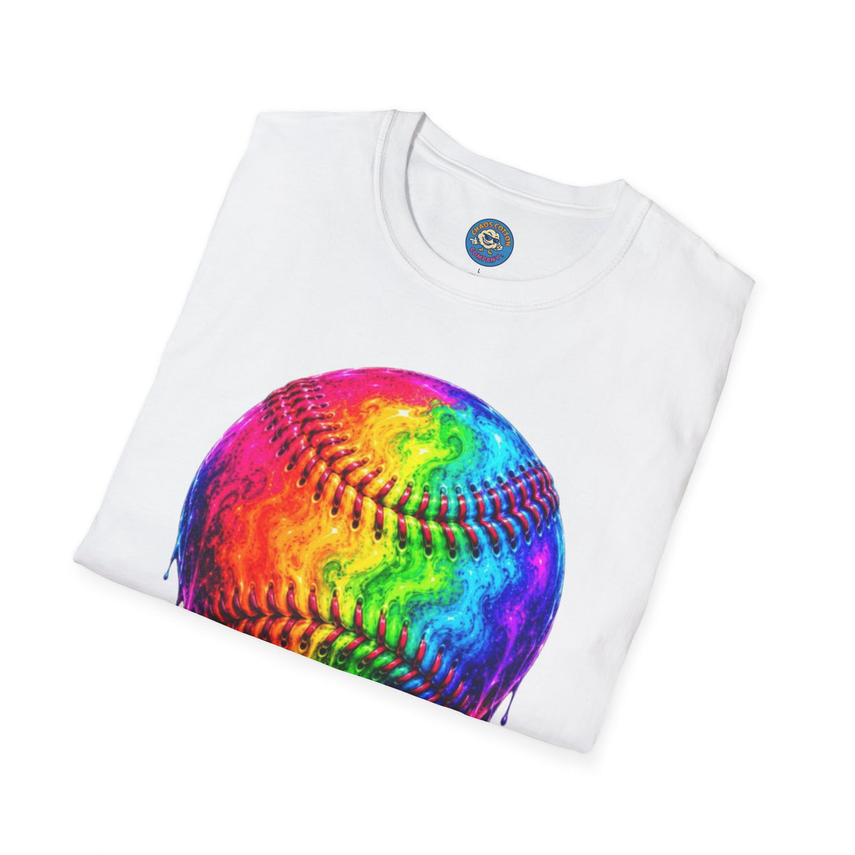 Rainbow Drip Baseball T-Shirt