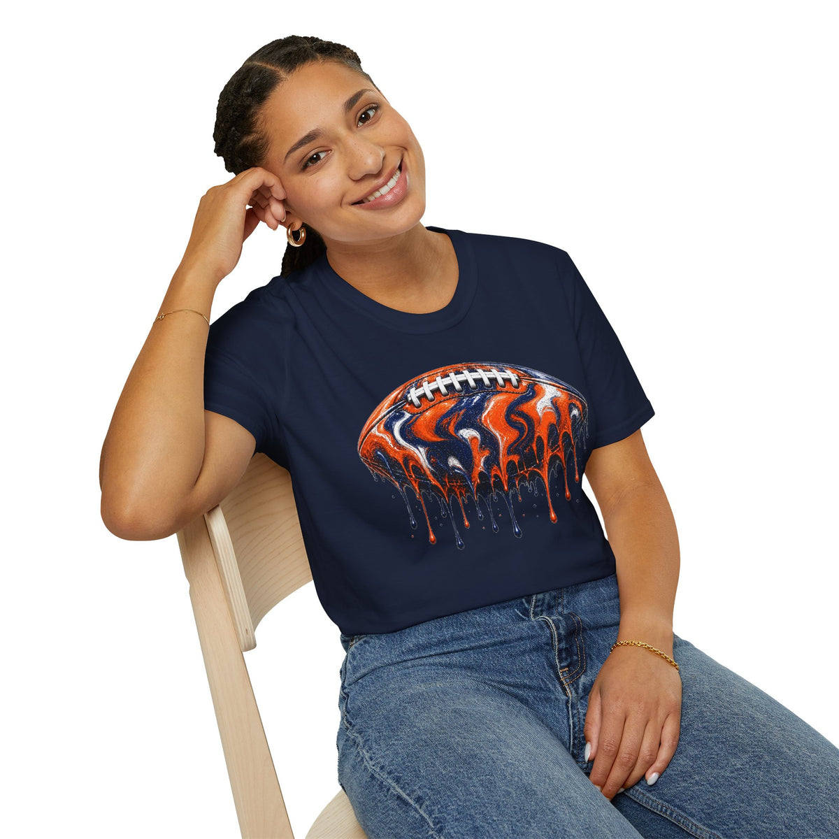 Auburn Tigers Football Drip T-Shirt