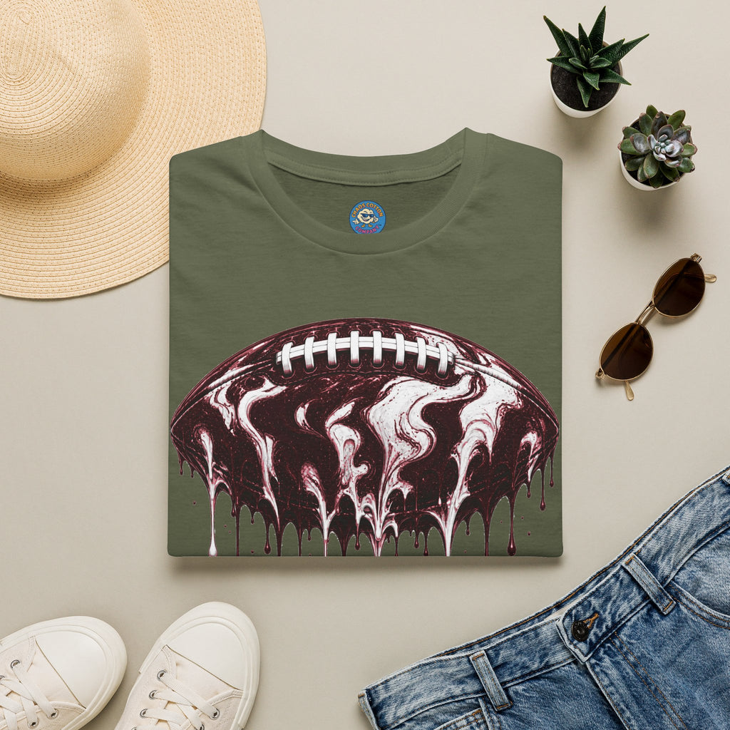 Mississippi State Bulldogs Drip Football T-Shirt