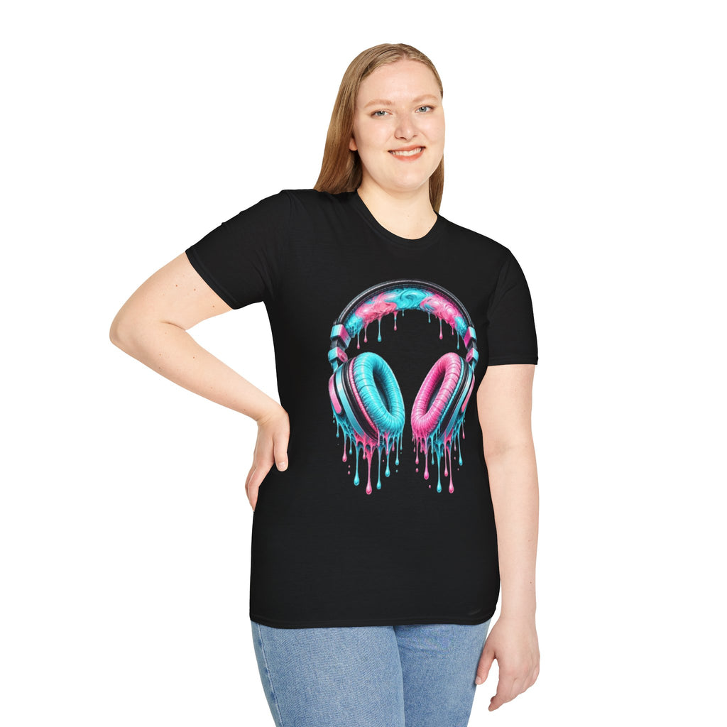 Miami Vice Drip Headphones T-Shirt