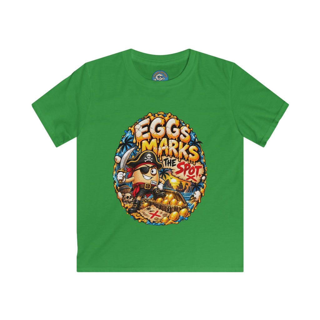Greg the Egg "Eggs Marks the Spot" Kids T-Shirt
